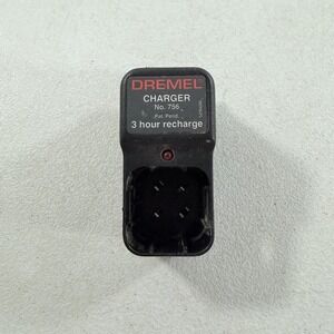 Dremel No. 756 Battery Charger 3 Hour Recharge 6V DC 200mA Black NA308